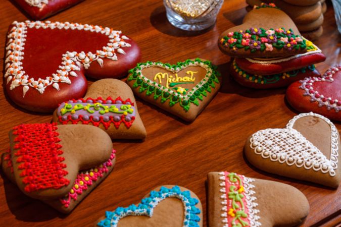 colorful-heart-shaped-cookies